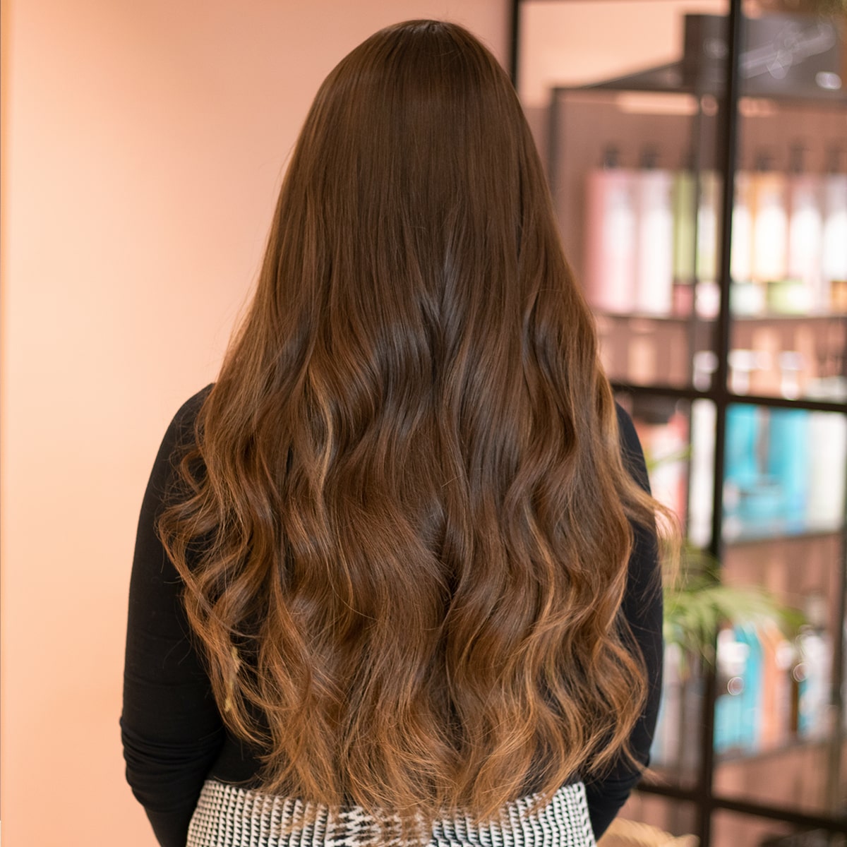 Tape extensions - Natural Brown Balayage 2B+5