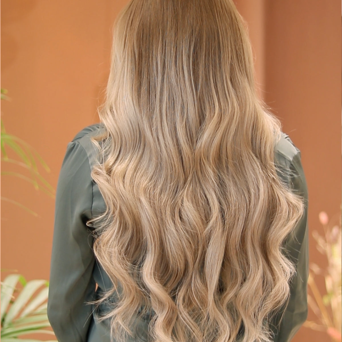 Clip in - Light Ash Blonde Balayage 5B+60B